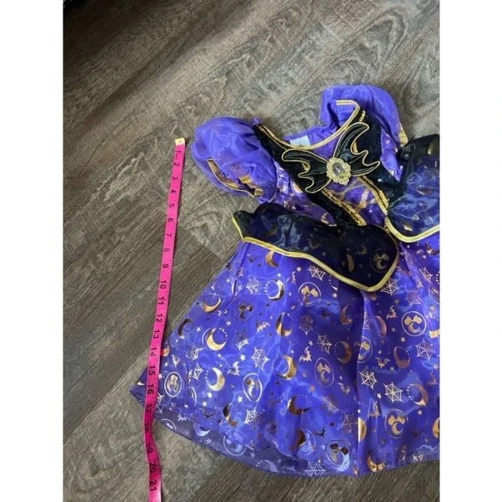 Minnie Mouse Witch Costume for Kids Hat and Dress-Size 4 - Picture 8 of 12
